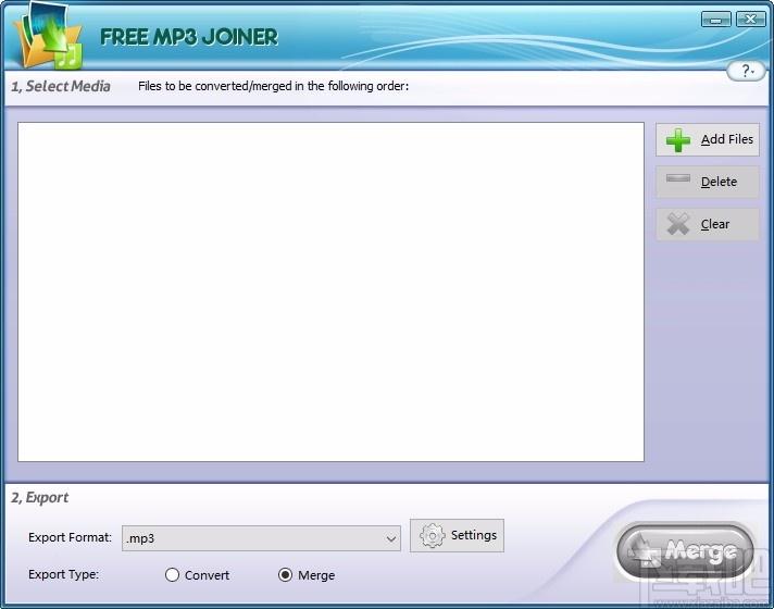 Free MP3 Joiner下载,MP3合并工具,MP3合并