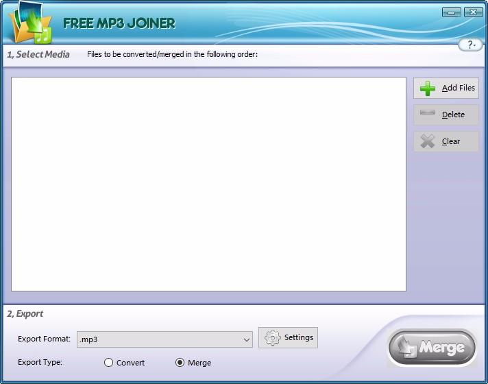 Free MP3 Joiner下载,MP3合并工具,MP3合并