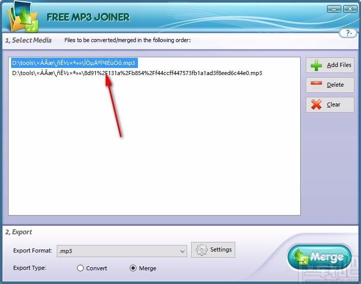 Free MP3 Joiner下载,MP3合并工具,MP3合并