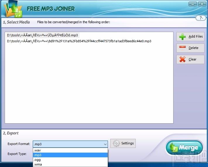 Free MP3 Joiner下载,MP3合并工具,MP3合并