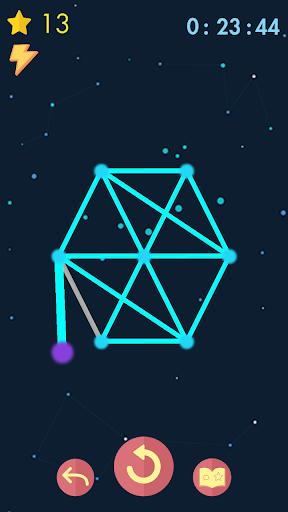 星星连接手机版下载,星星连接,连接游戏,烧脑游戏